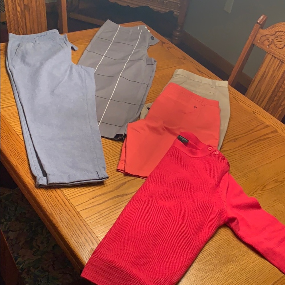 Women’s designer bundle lot sz 10 pants med top